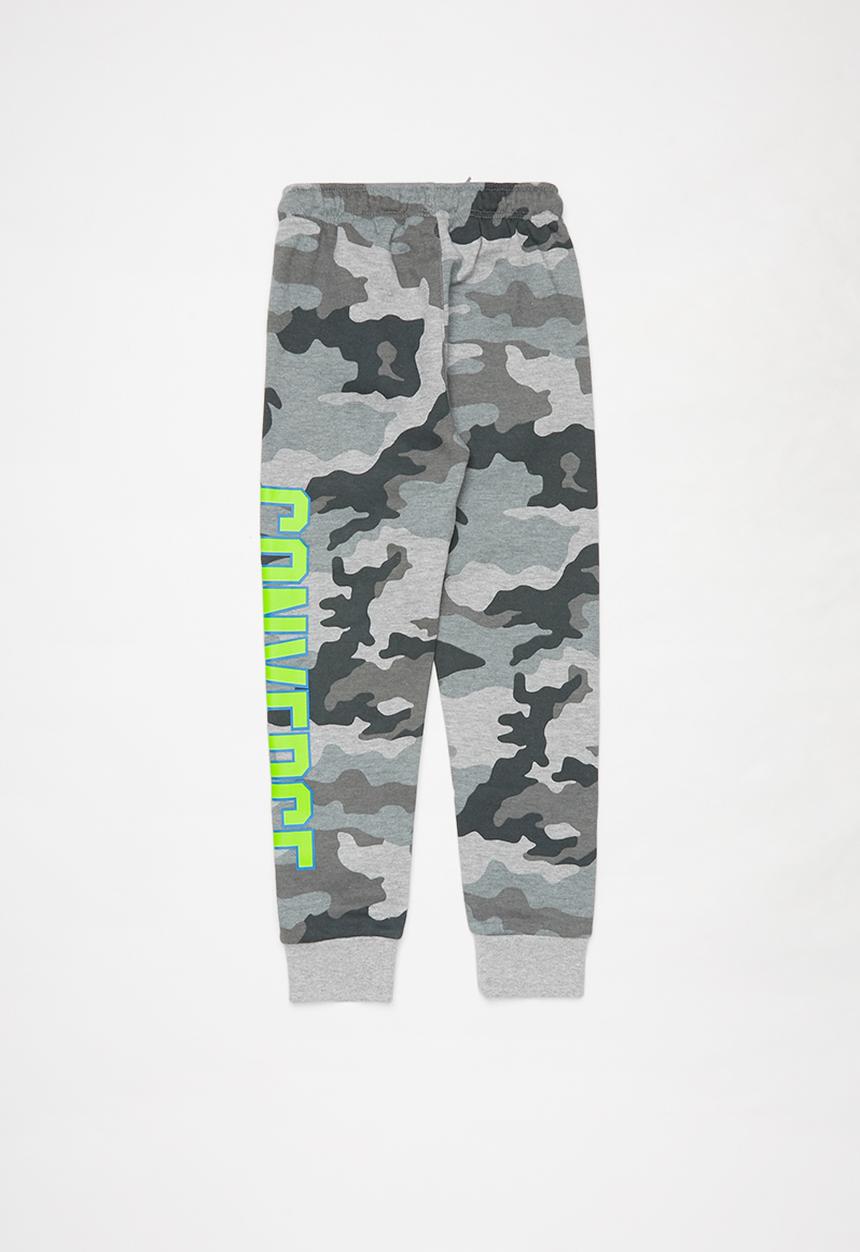 Converse - Converse boys collegiate camo fleece pant - grey