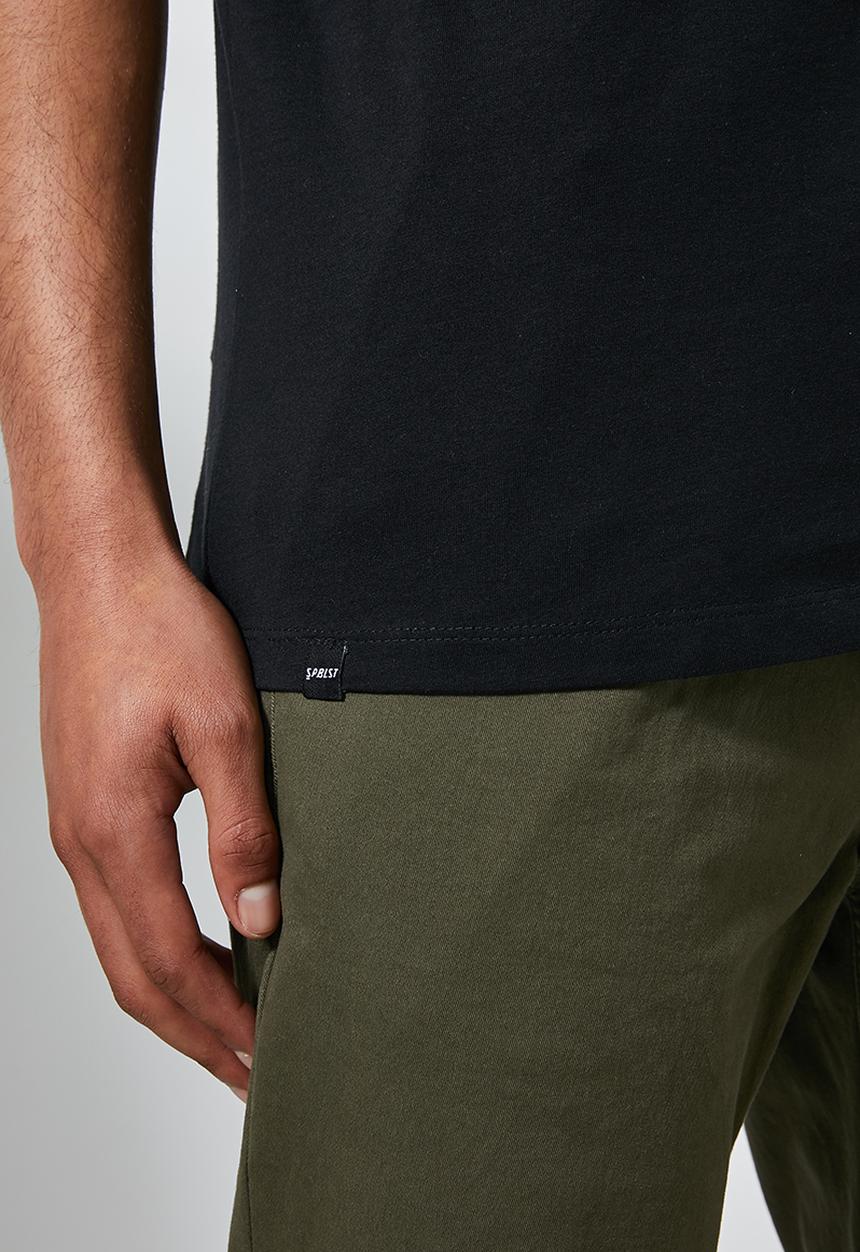 Superbalist - 2 Pack Dylan crew neck pocket tee - black & white 