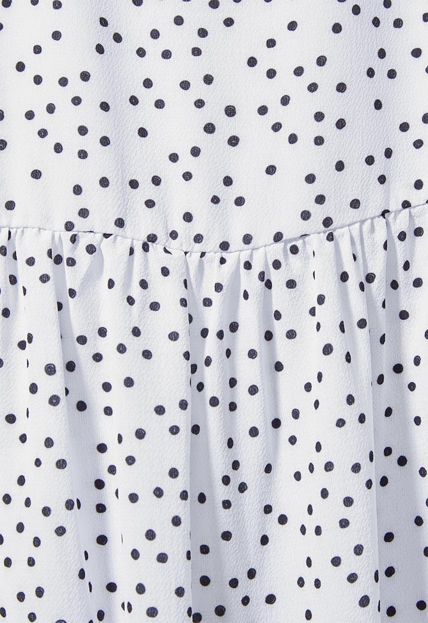 Superbalist - Off the shoulder mini dress - white & black 
