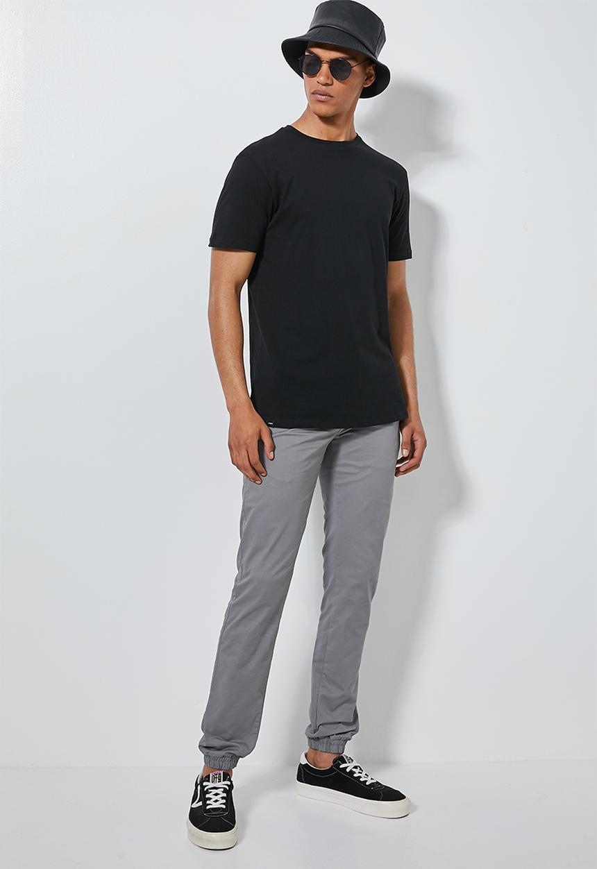 Superbalist - 3-Pack Barney longline curved hem tee - black