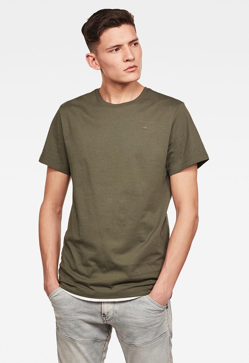 G-STAR - Base-s r short sleeve tee - khaki green