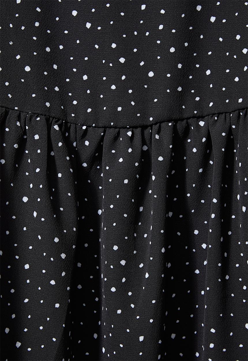 Superbalist - Off the shoulder mini dress - black & white 