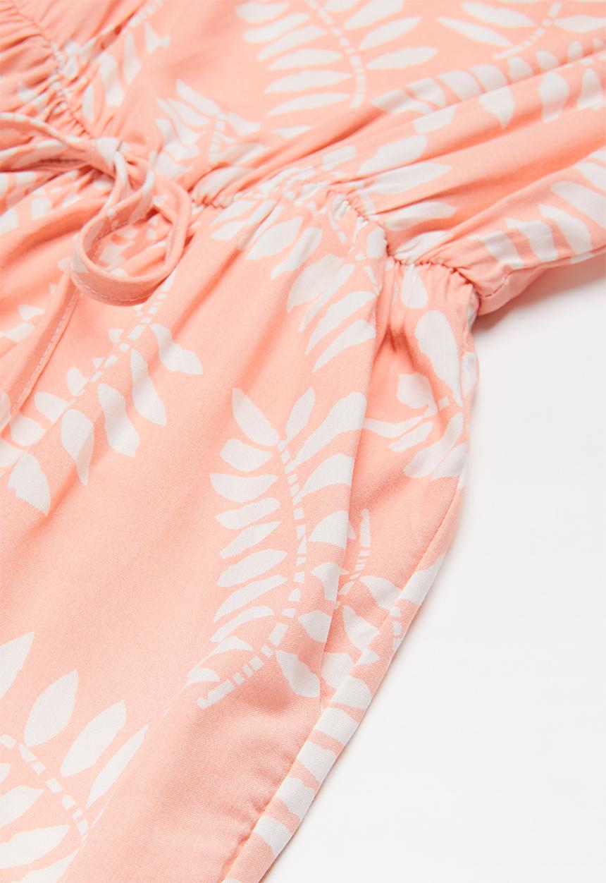 Superbalist - Tweens viscose playsuit - peach 