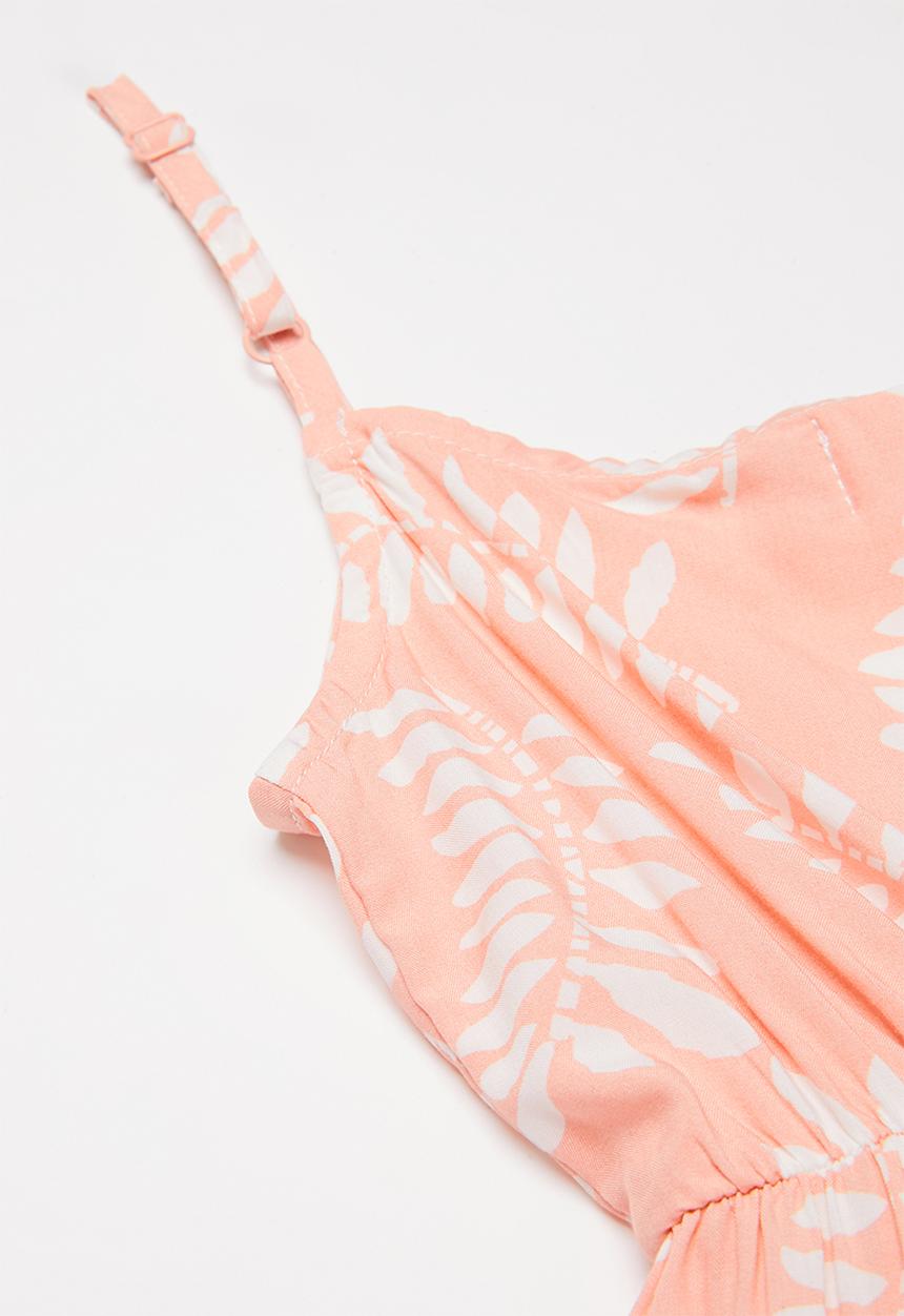 Superbalist - Tweens viscose playsuit - peach 