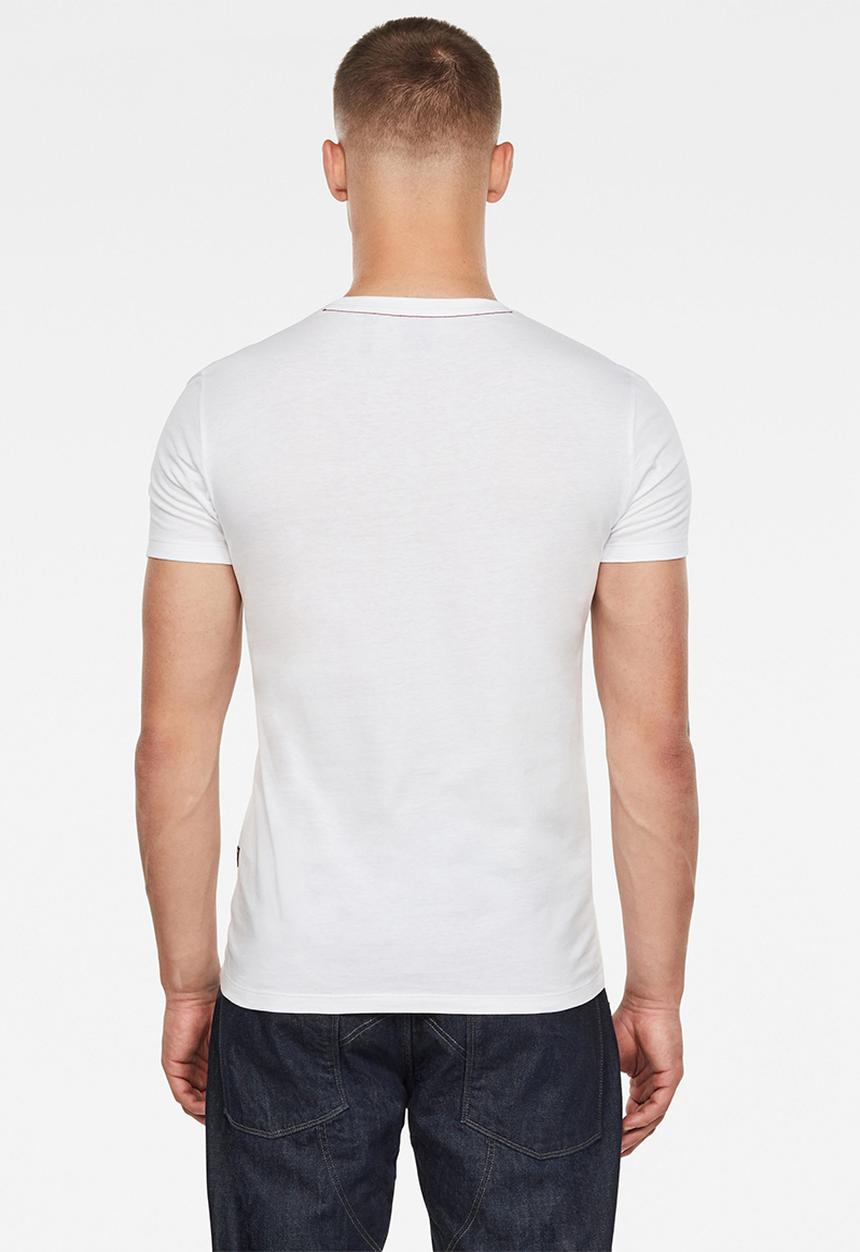 G-STAR - Raw graphic slim r tee - white