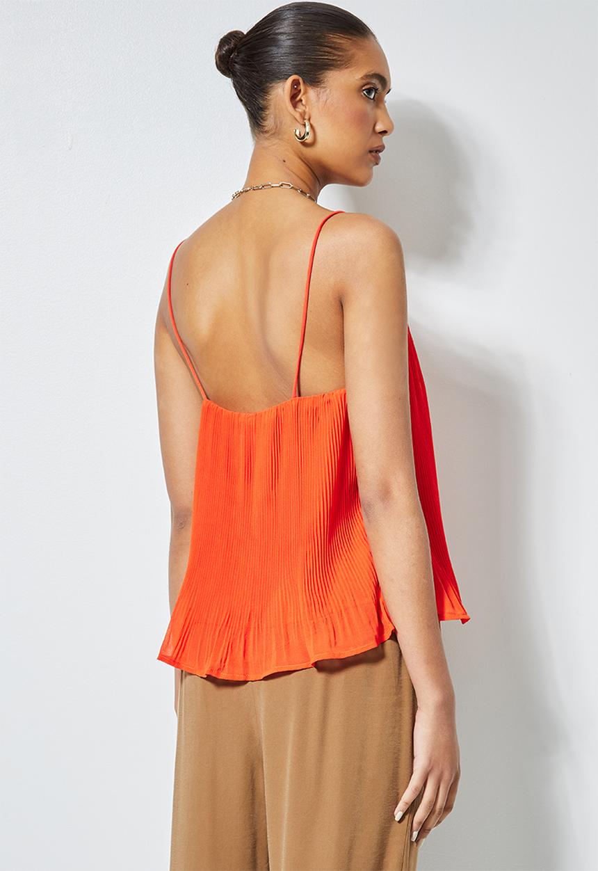 Superbalist - Pleated cami - orange