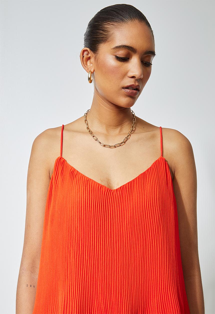 Superbalist - Pleated cami - orange