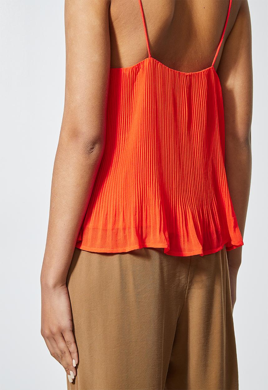 Superbalist - Pleated cami - orange