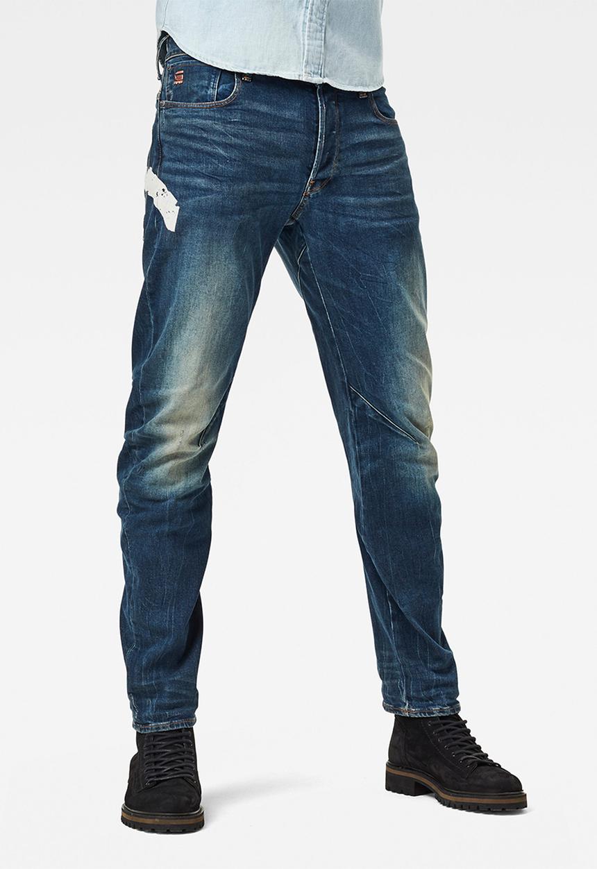 G-STAR - Arc 3d slim wokkie aw-elto pure stretch denim - antic faded baum blue
