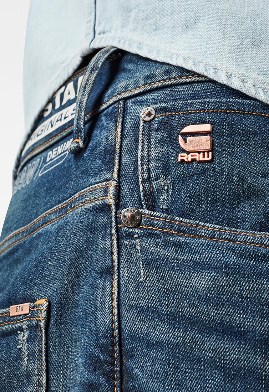 G-STAR - Arc 3d slim wokkie aw-elto pure stretch denim - antic faded baum blue