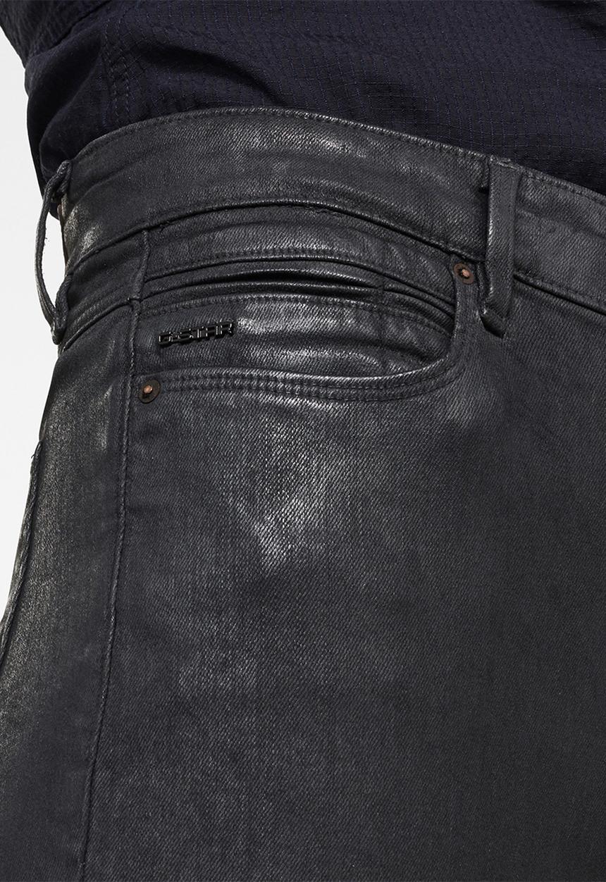 G-STAR - G-star shape studs high super skinny wmn jeans - black