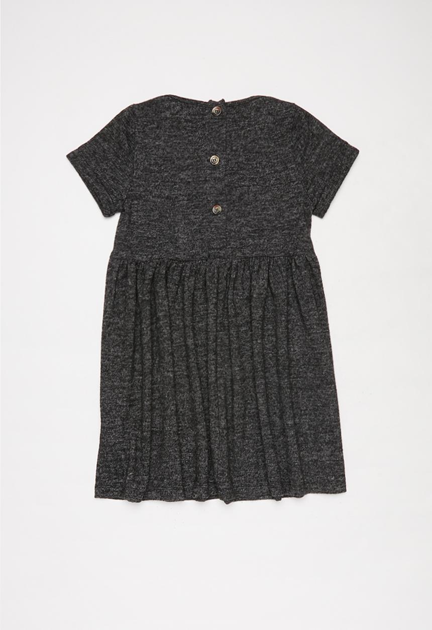 Superbalist - Back button detail dress - charcoal