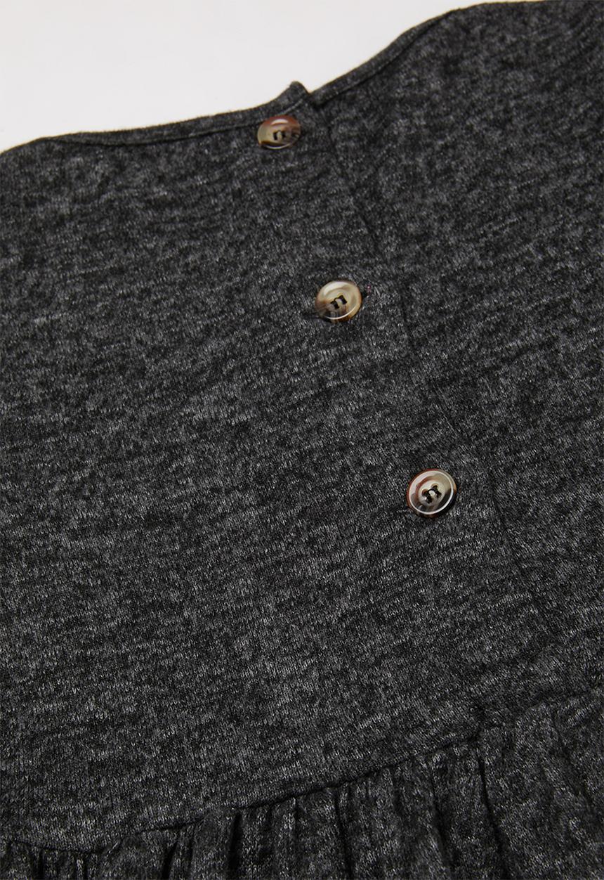 Superbalist - Back button detail dress - charcoal