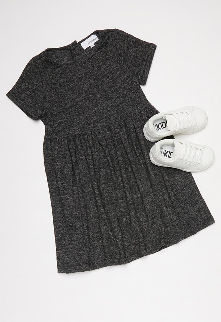 Superbalist - Back button detail dress - charcoal