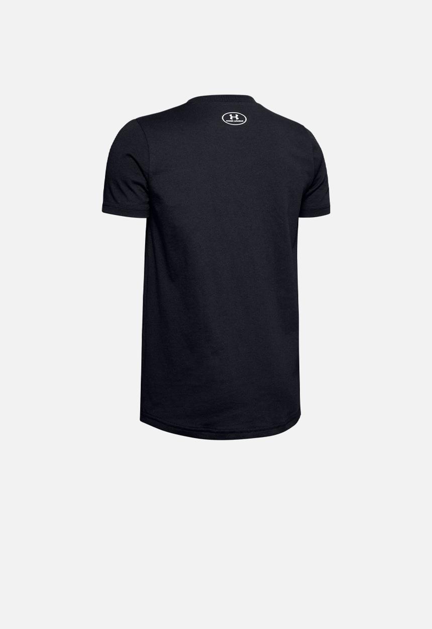 Under Armour - Sportstyle logo short sleeve T-shirt - black & white