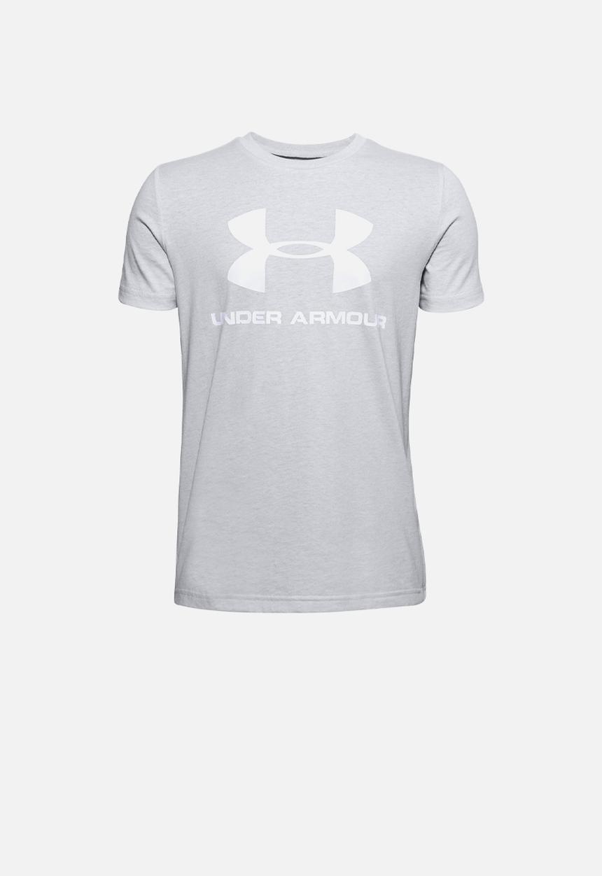 Under Armour - Sportstyle logo short sleeve T-shirt - halo grey