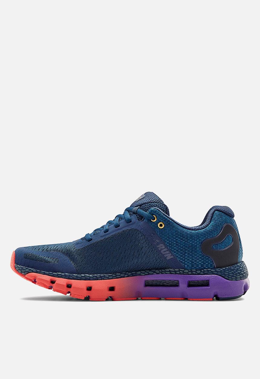 Under Armour - Ua hovr infinite 2 - blackout navy / purple pop / metallic gold luster