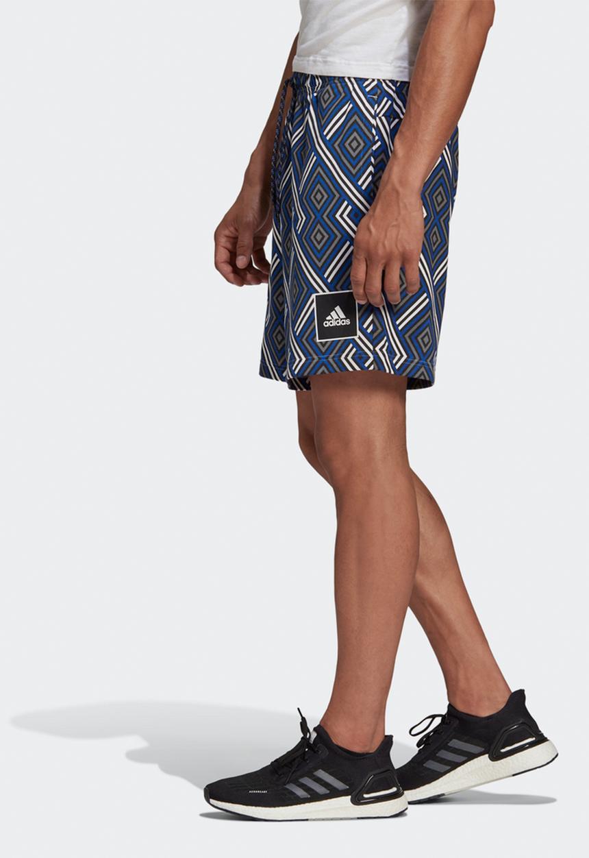 adidas Performance - All over print shorts - multi