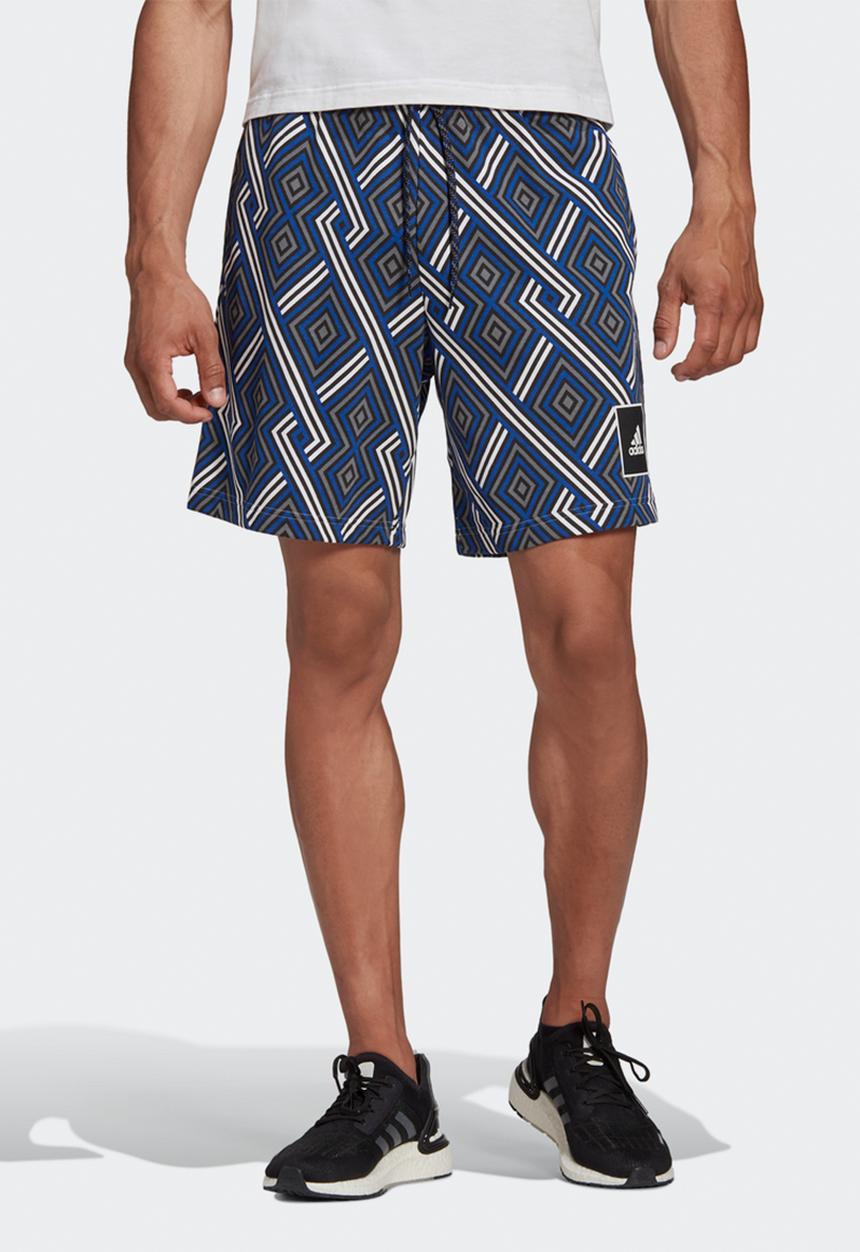 adidas Performance - All over print shorts - multi