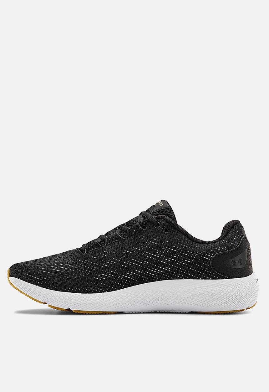 Under Armour - Ua charged pursuit 2 - black / white / metallic gold luster