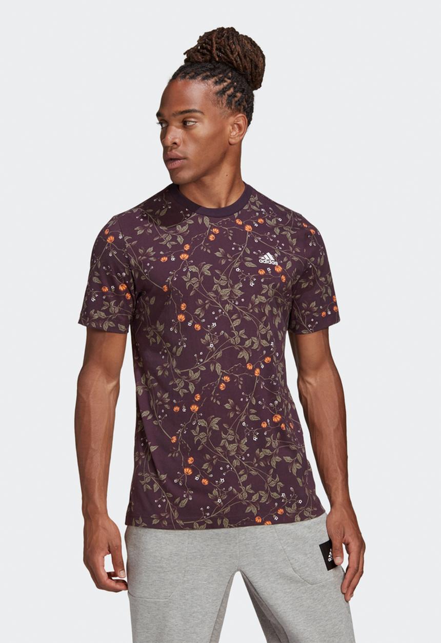 adidas Performance - Must have gfx short sleeve tee - purple