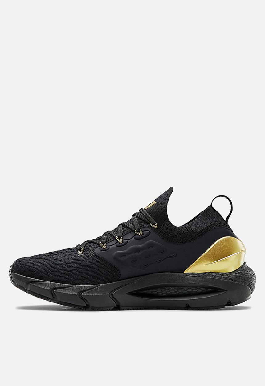 Under Armour - Ua hovr phantom 2 mtlc - black / black / metallic gold luster