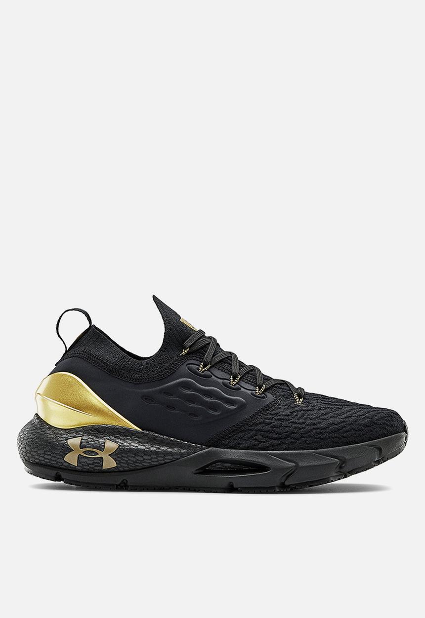 Under Armour - Ua hovr phantom 2 mtlc - black / black / metallic gold luster