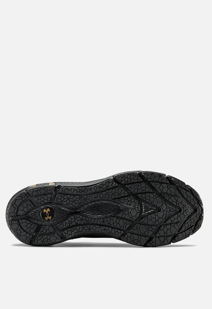 Under Armour - Ua hovr phantom 2 mtlc - black / black / metallic gold luster