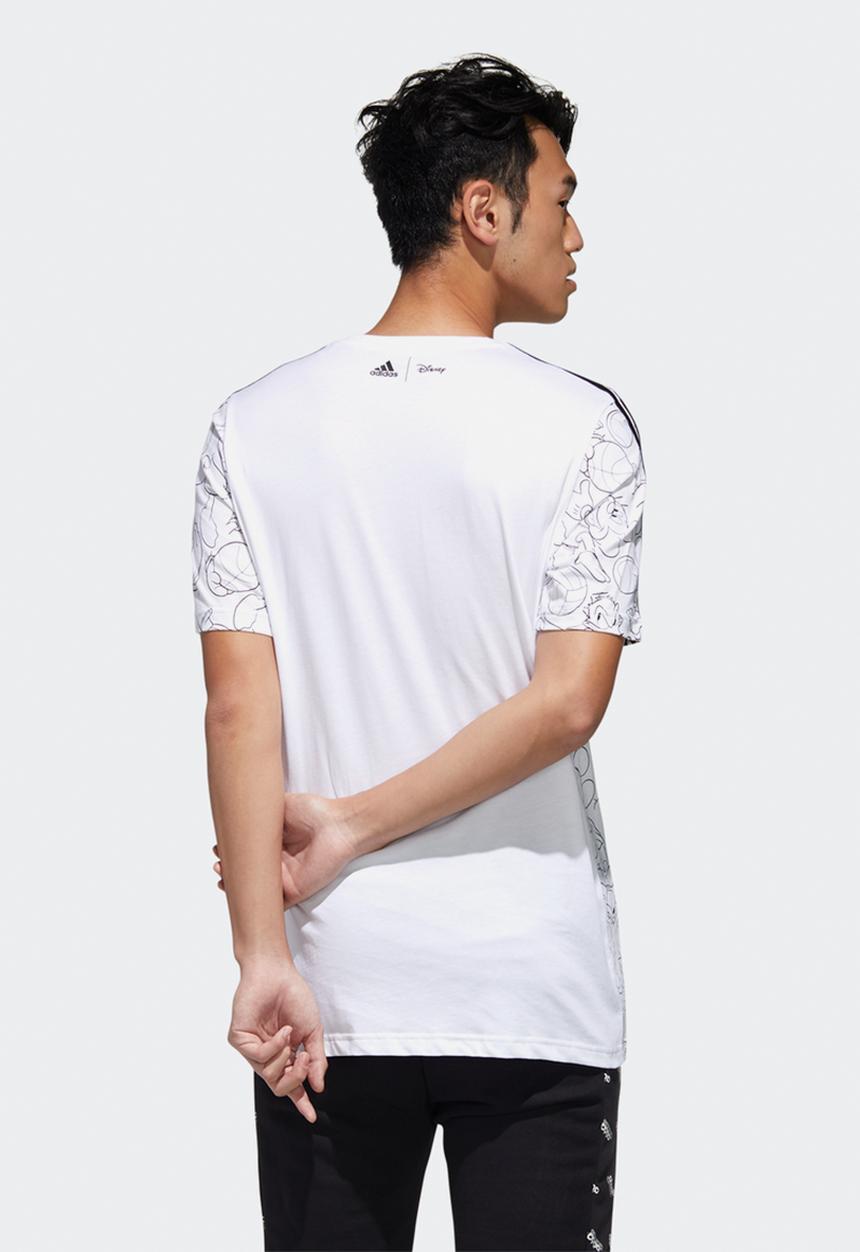 adidas Performance - Disney all over print tee - white & black