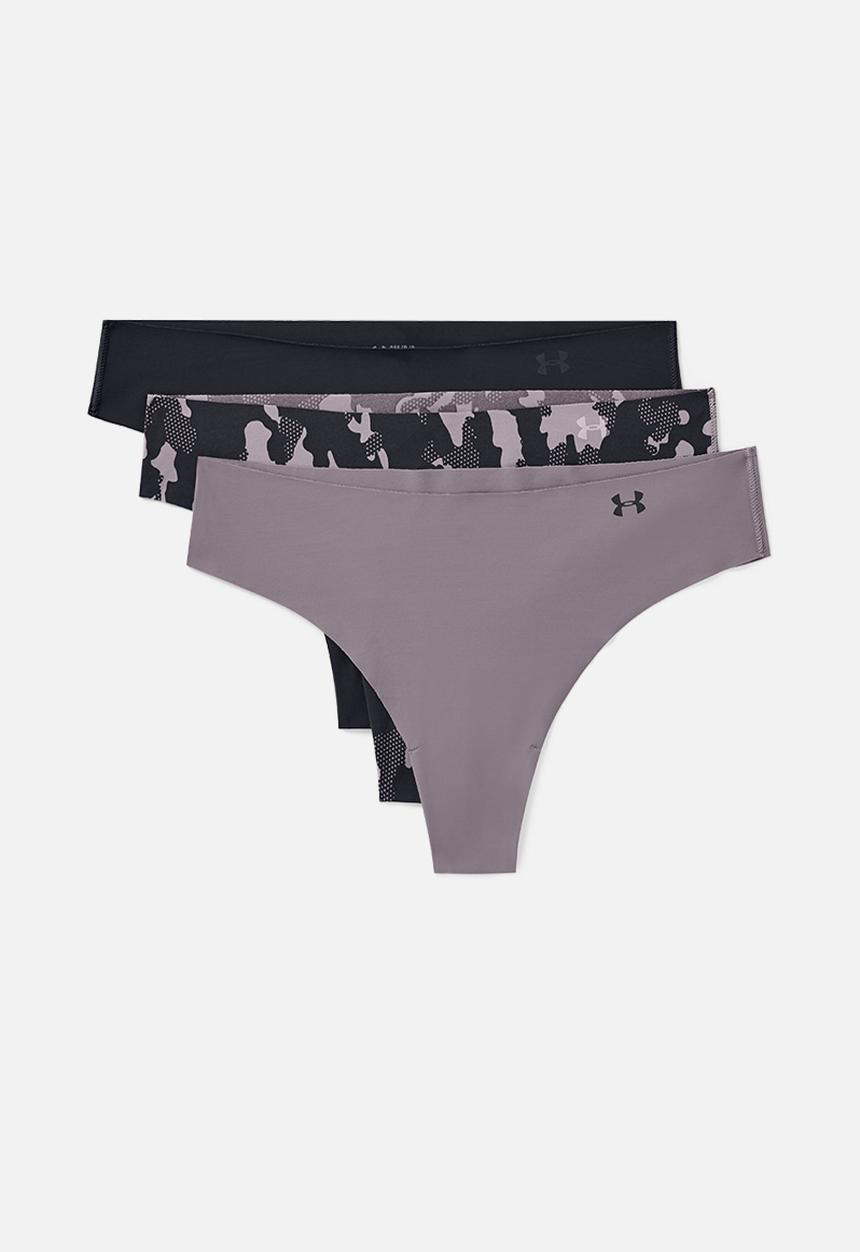 Under Armour - Ps thong 3 pack- purple and black