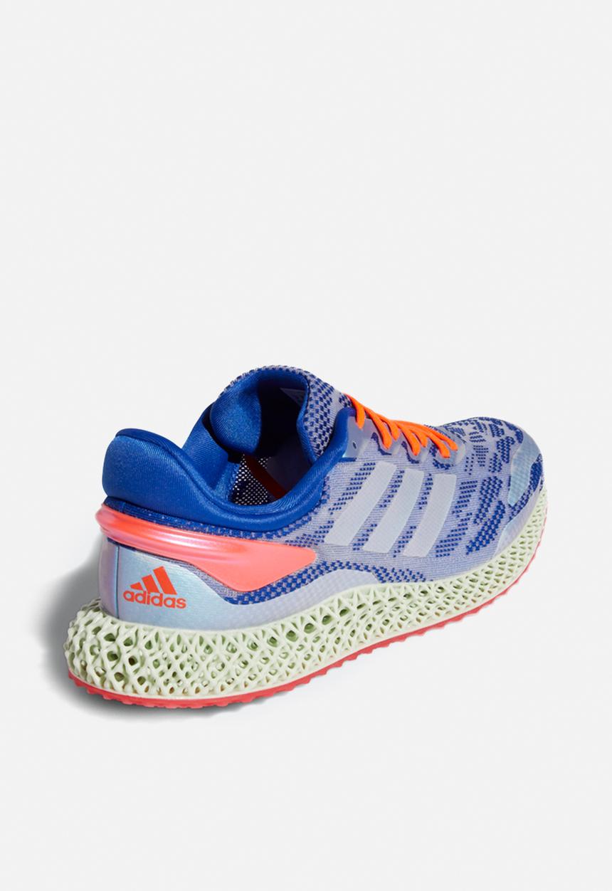 adidas Performance - 4D run 1.0 - glow blue/cloud white/solar red 