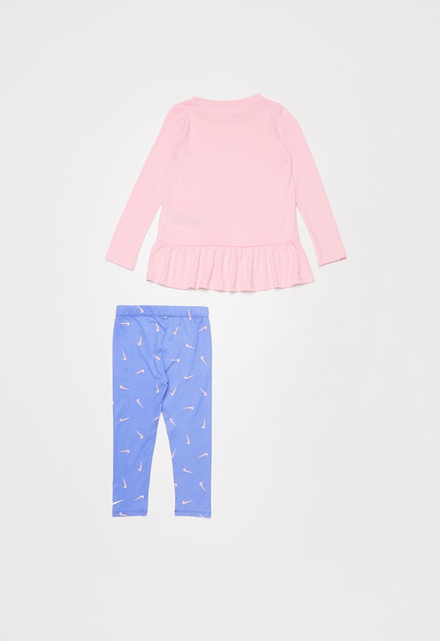 Nike - Nike swooshfetti legging set - pink & purple