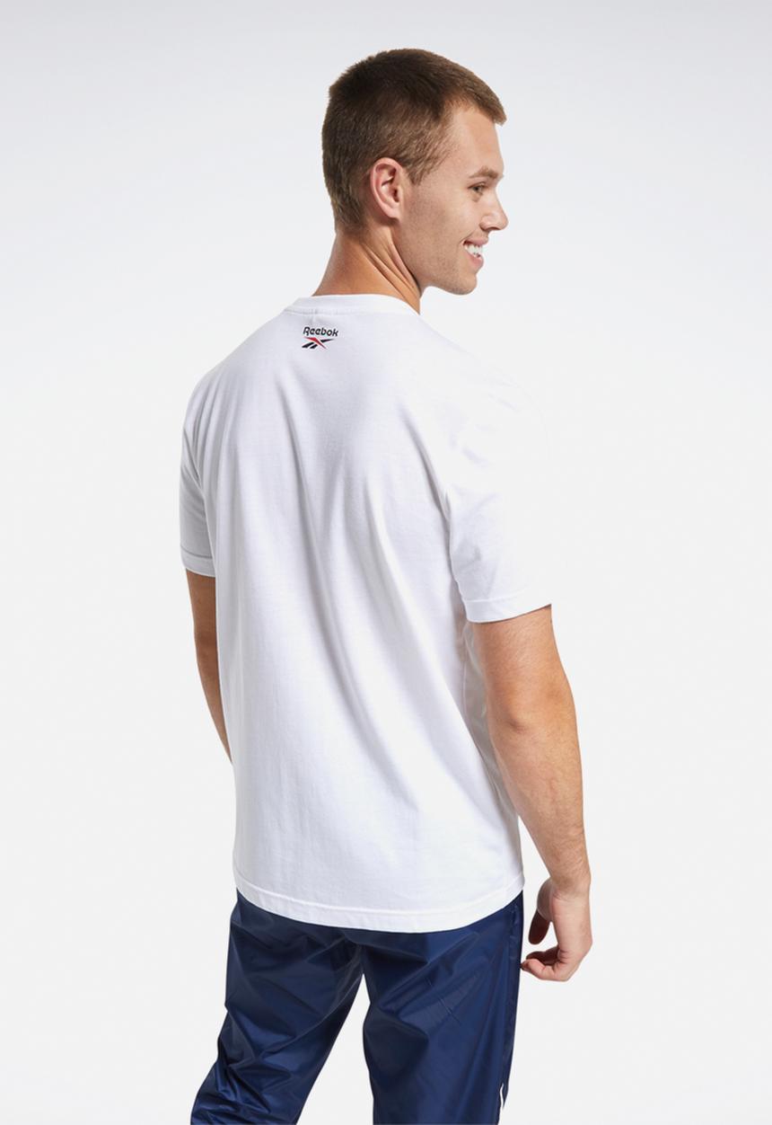 Reebok - Tennis court short sleeve tee - white