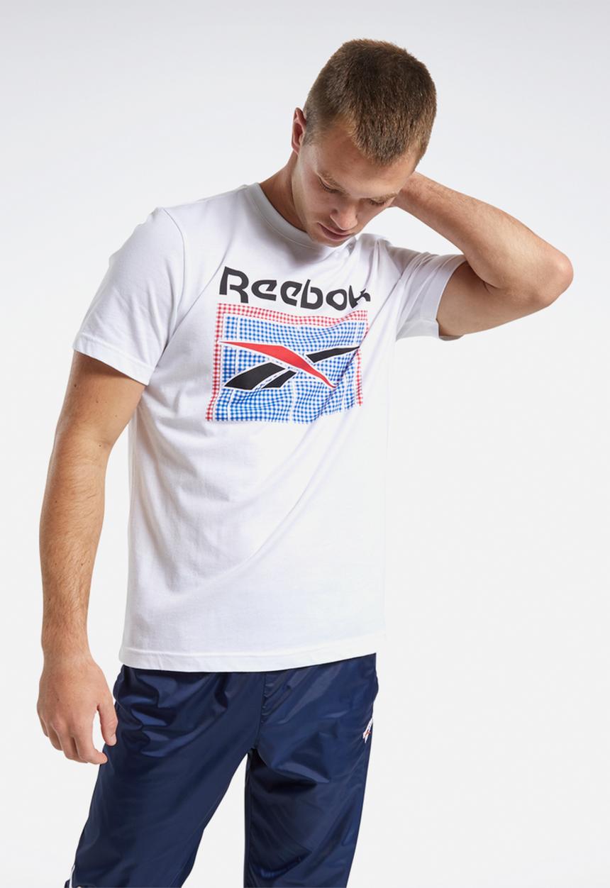 Reebok - Tennis court short sleeve tee - white