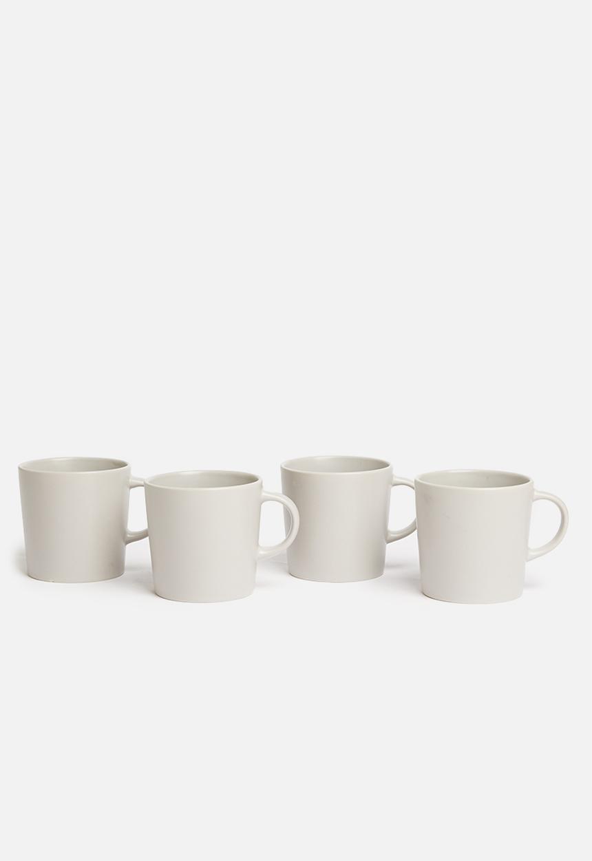 Sixth Floor - Casa mug set of 4 - white