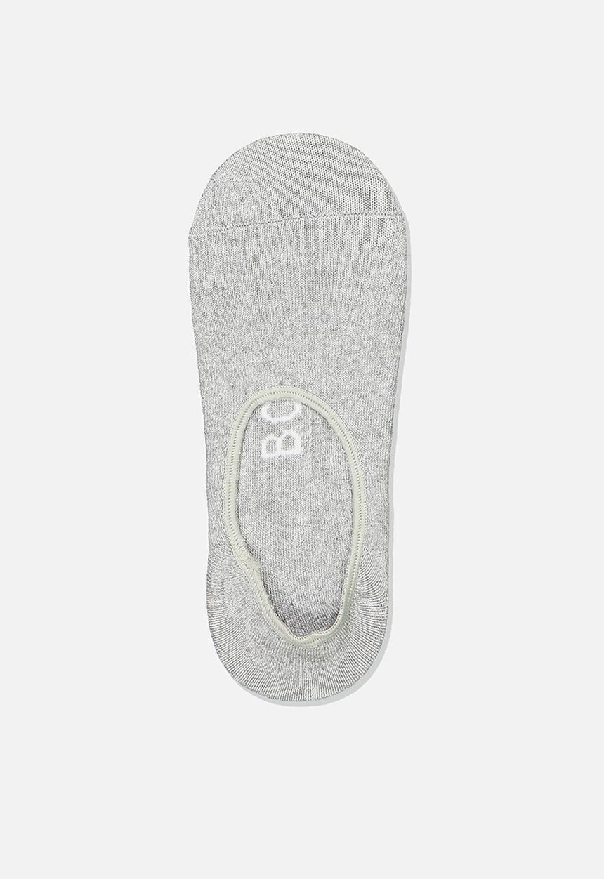 Cotton On - Reggie invisible sock - grey marle