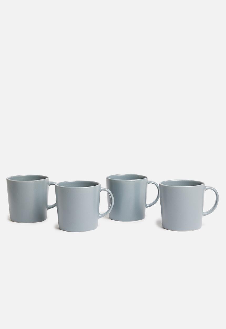 Sixth Floor - Casa mug set of 4 - grey