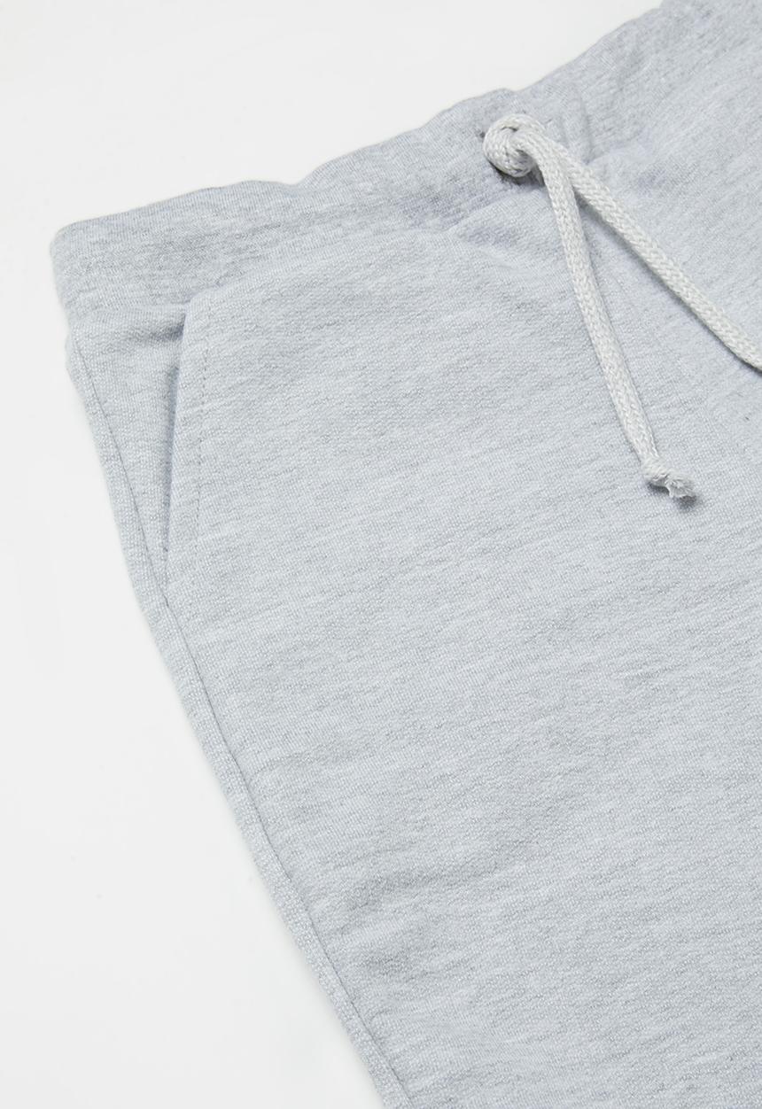 Pop Candy - Printed tee & fleece short set - black & grey 