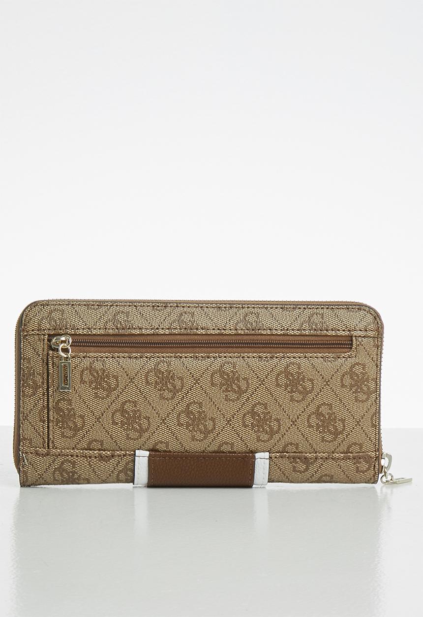 GUESS - Cathleen large zip around - brown