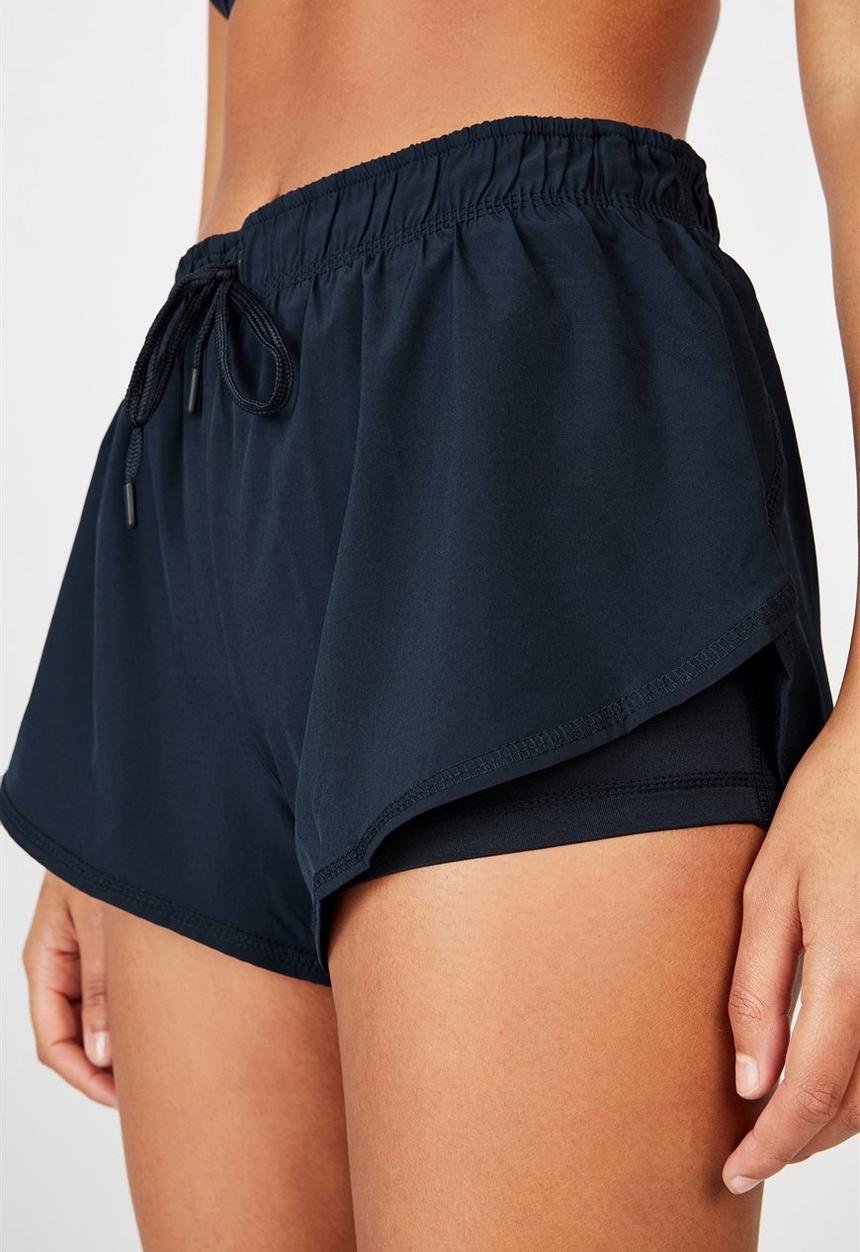 Cotton On - Move jogger short - navy