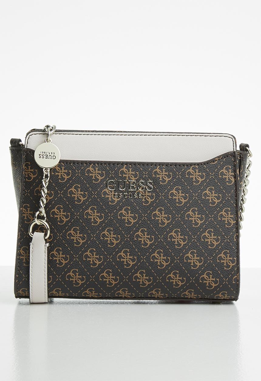 GUESS - Lorenna crossbody top zip - brown