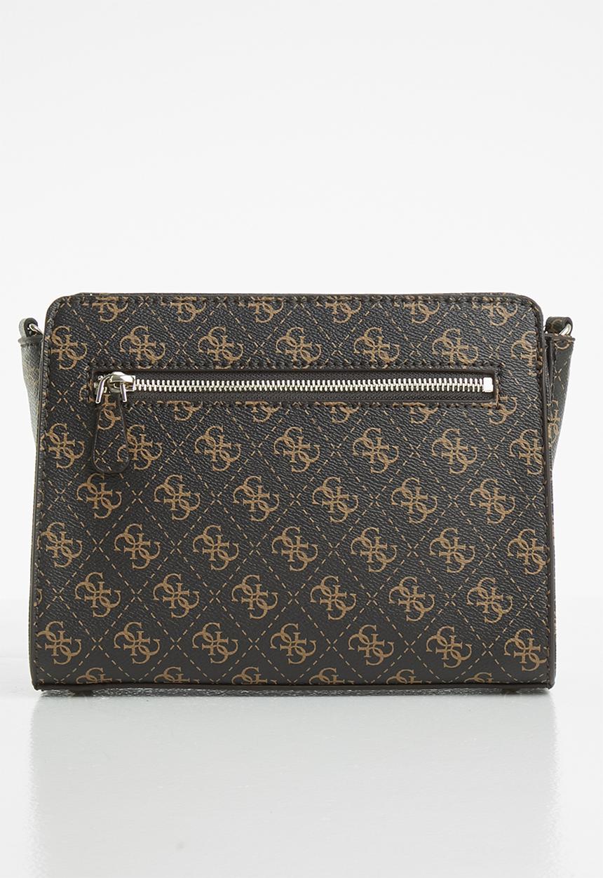 GUESS - Lorenna crossbody top zip - brown