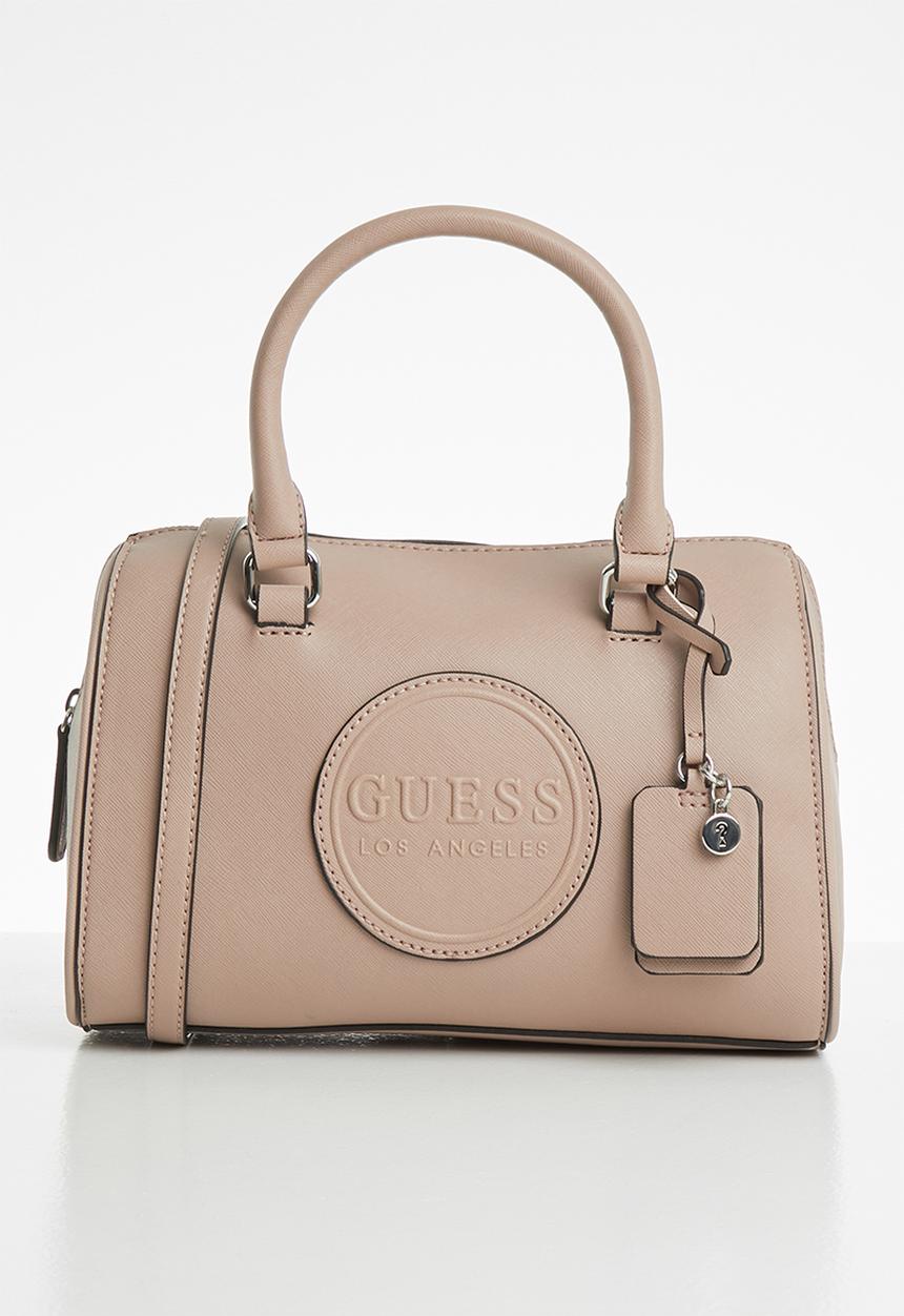 GUESS - Thornton box satchel - mauve