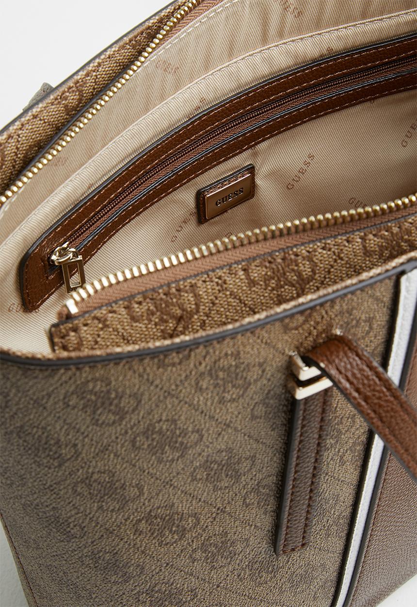 GUESS - Open road small tote - brown