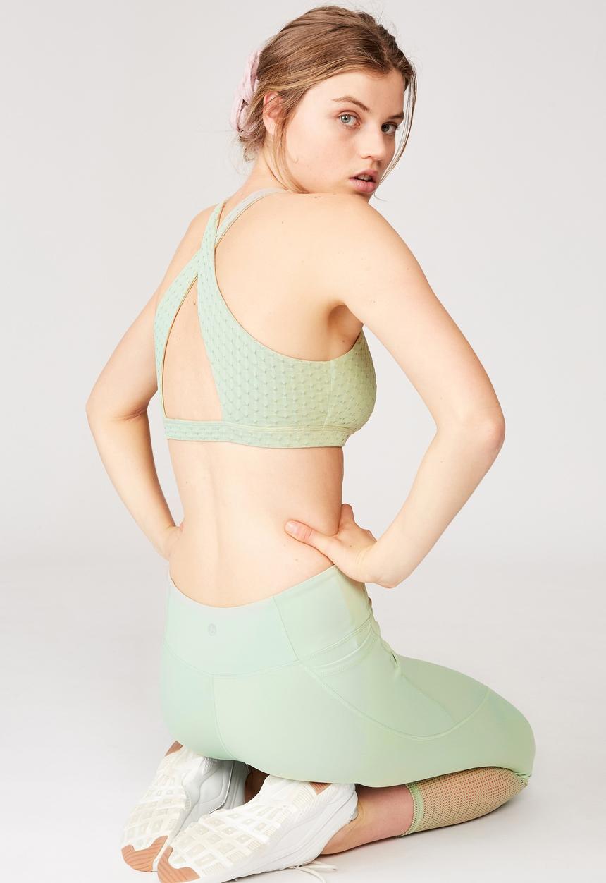 Cotton On - Workout cut out crop - mint
