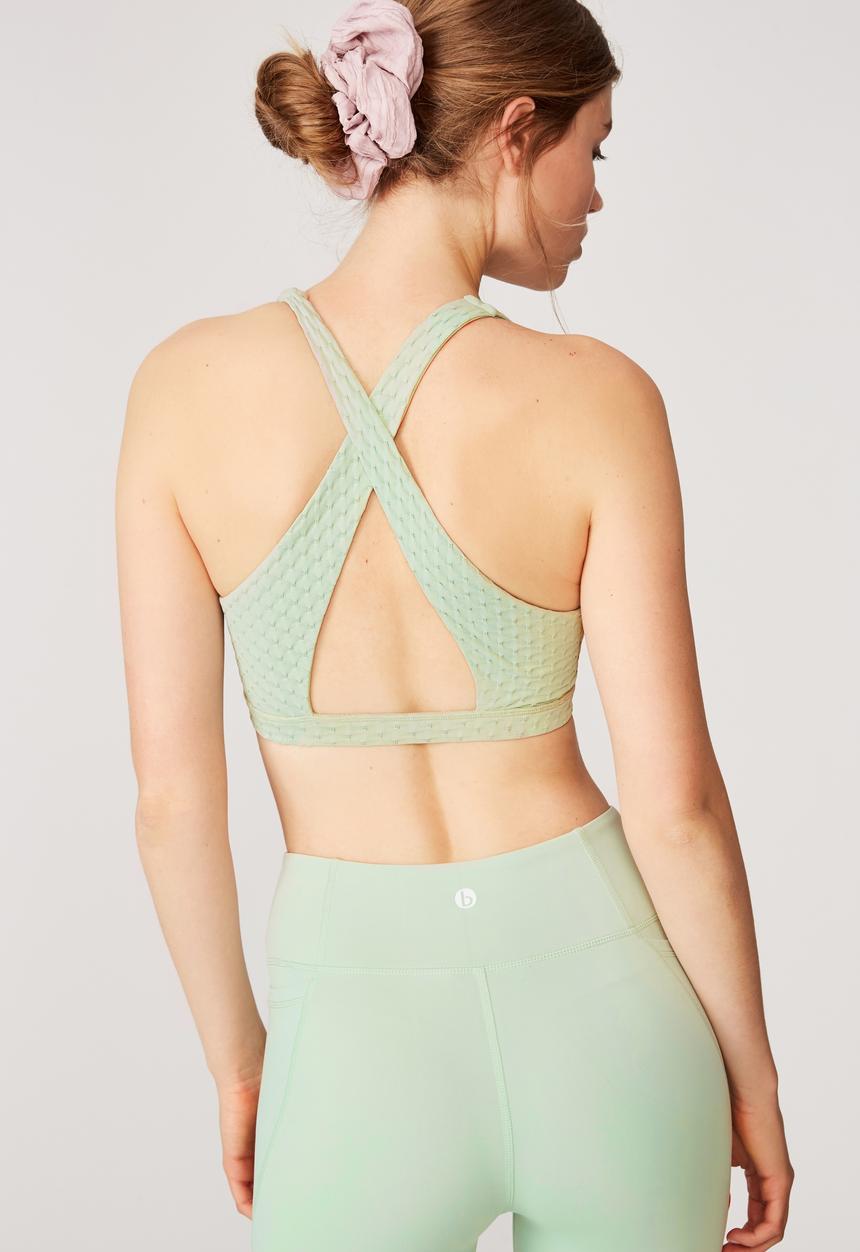 Cotton On - Workout cut out crop - mint