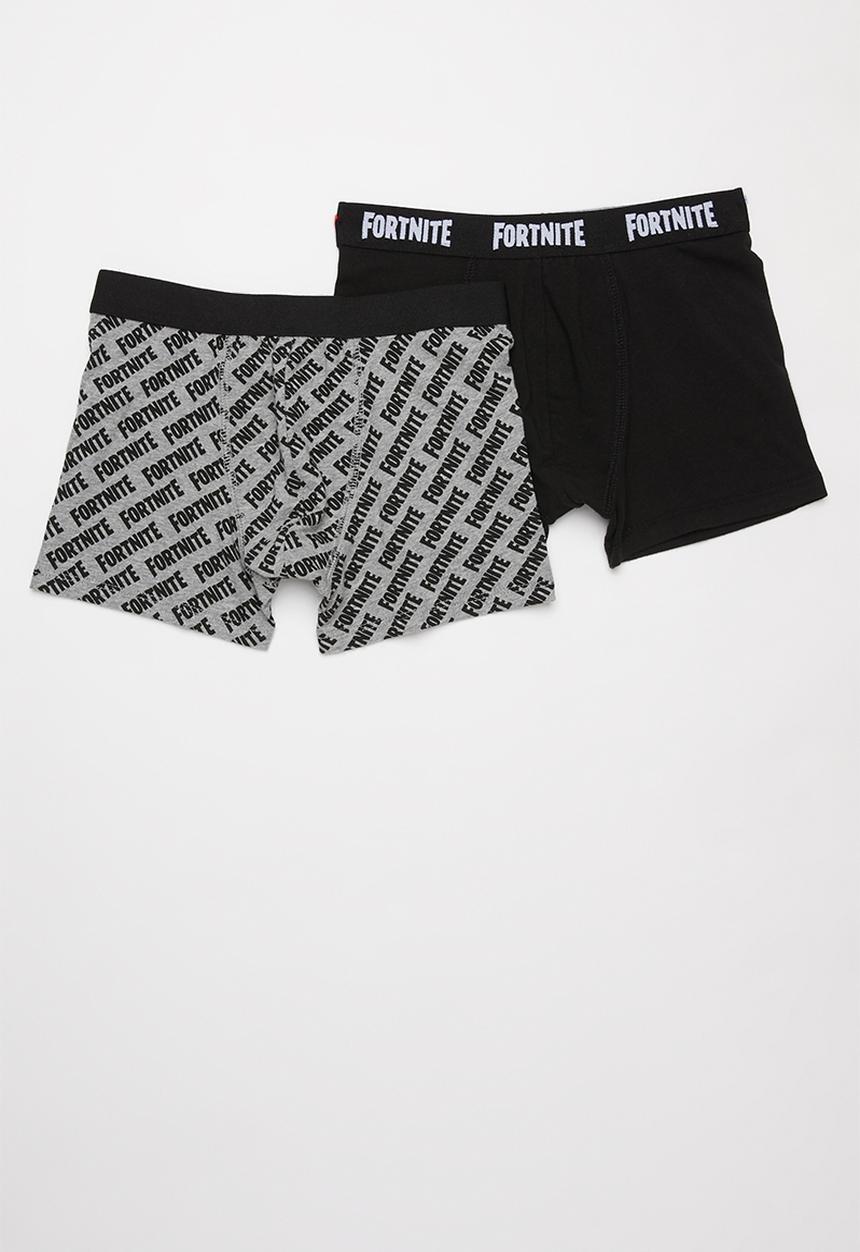 Name It - Fortnite 2 pack boxer briefs - black