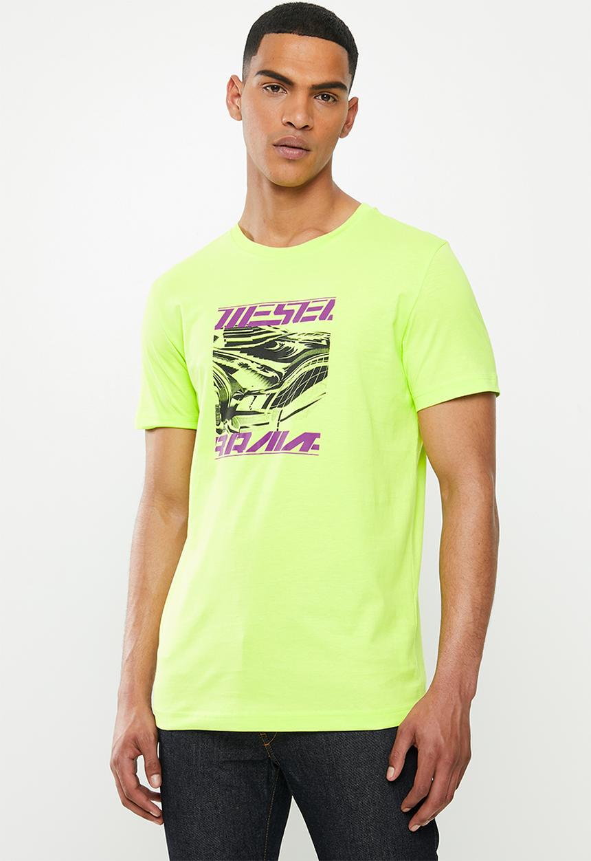 Diesel  - T-diegos-k33 t-shirt - yellow