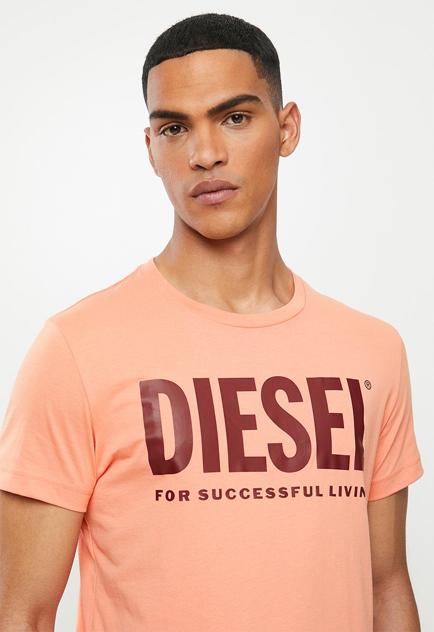 Diesel  - T-diego-logo T-shirt - orange