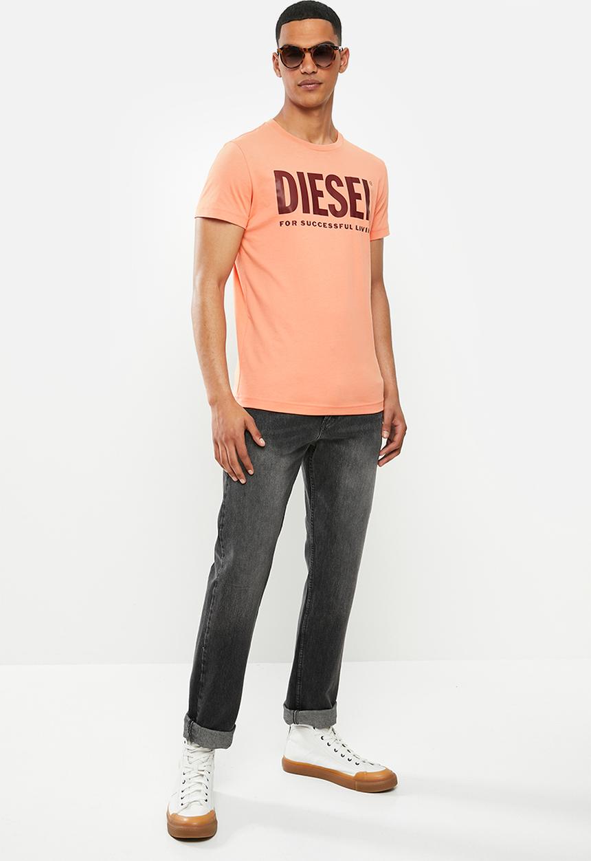 Diesel  - T-diego-logo T-shirt - orange
